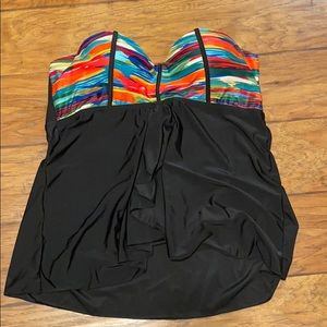 TANKINI TUBE TOP AND BOTTOMS
